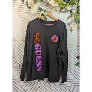 GUESS x 88rising Head In The Clouds Men TShirt Logo 2-Sided Graphic Print Tee XL